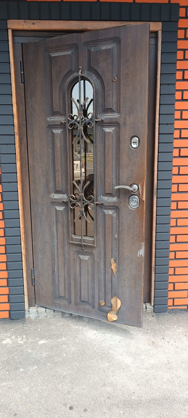 Фото двери до покраски